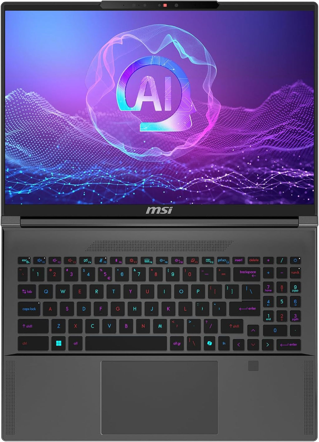 MSI Creator A16 AI+ A3HVFG-037US 16' WQXGA 240Hz Copilot+ PC Mobile Workstation, AMD Ryzen 9 365 2.0GHz, 32GB RAM, 1TB SSD, NVIDIA GeForce RTX 4060 8GB, Windows 11 Pro, Lunar Gray