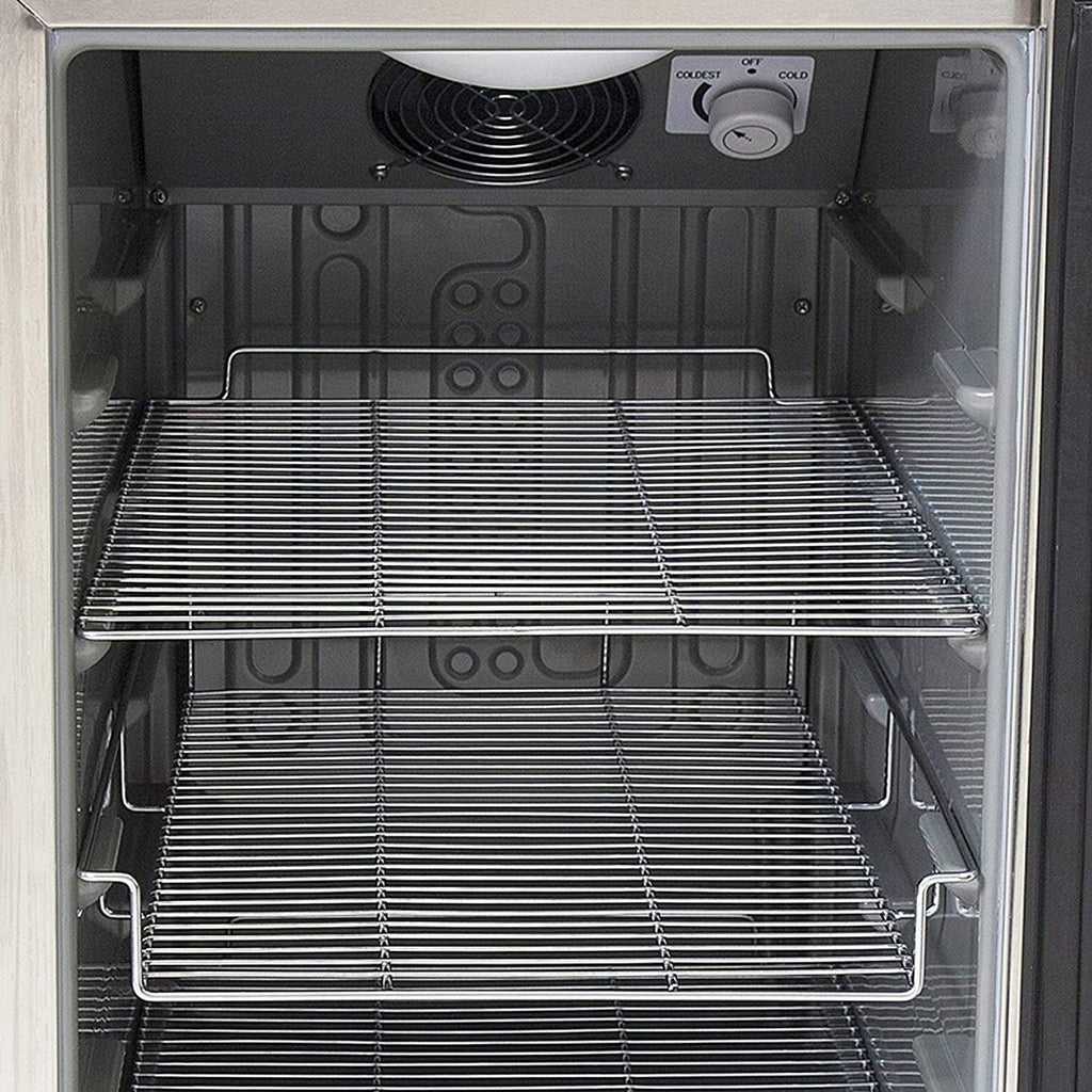 Whynter BOR-327FS 3.2 cu. ft. Indoor/Outdoor Beverage Refrigerator, Stainless-Steel