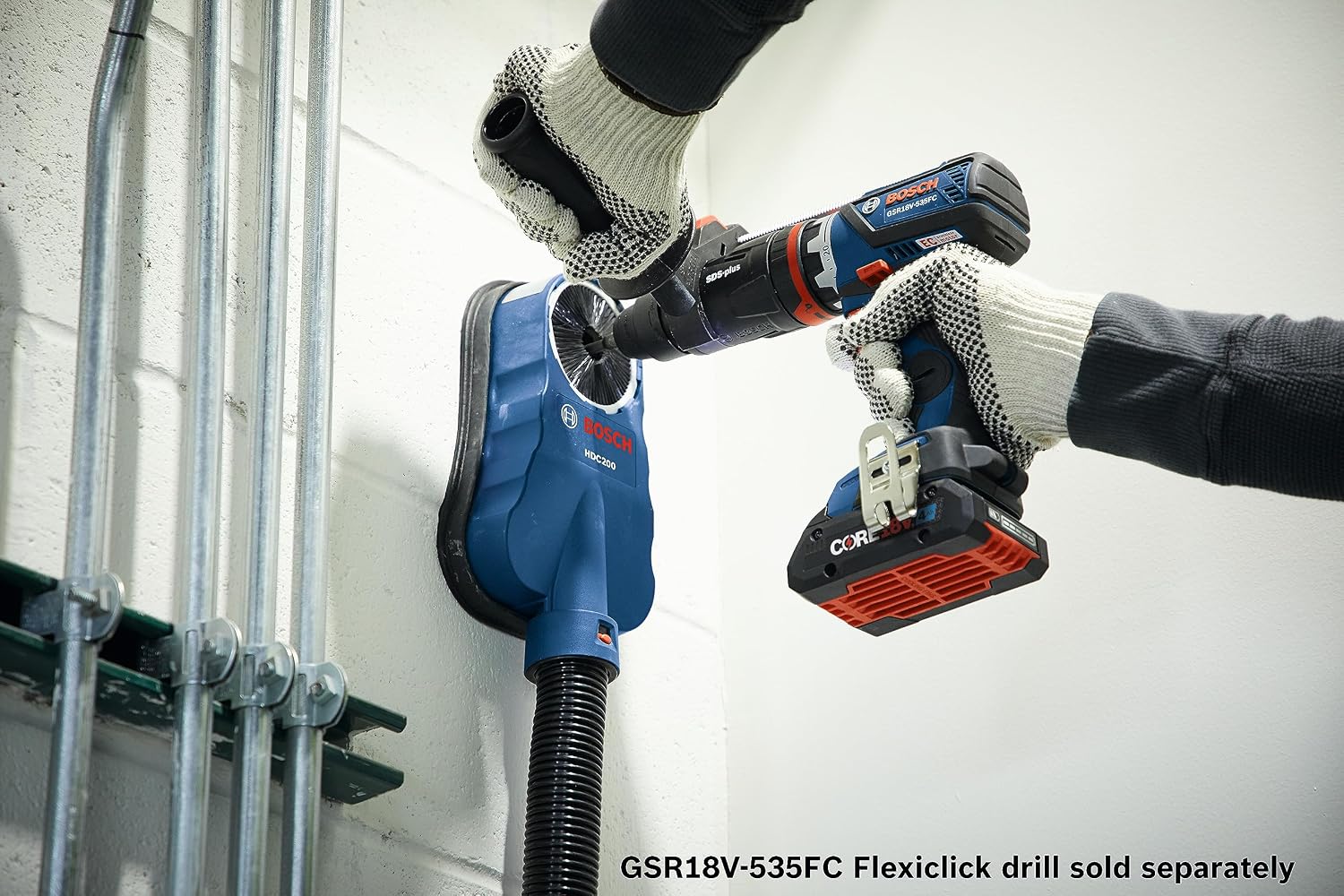 BOSCH GXL18V-270B22 18V Brushless 2 Tool Combo Kit with 5-in-1 Flexiclick Cordless Drill Driver and StarlockPlus Oscillating Multi Tool (Tool Set Includes: CORE18V Battery, Charger & Attachments)