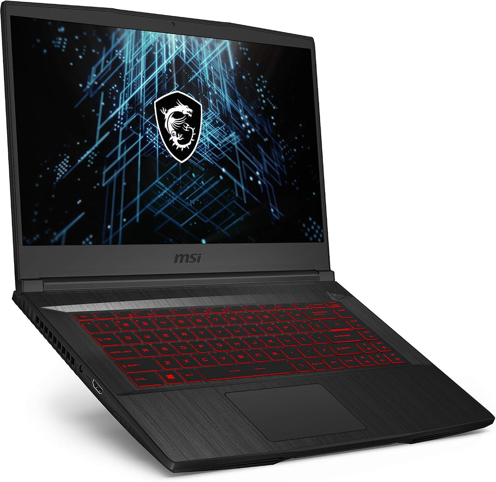 msi GF65 Gaming Laptop: 15.6' 144Hz FHD 1080p, Intel Core i7-10750H 6 Core, NVIDIA GeForce RTX 3060, 16GB, 512GB NVMe SSD, WiFi 6, Red Keyboard, Win 10, Black (10UE-047)