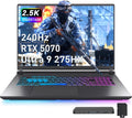 ASUS ROG Strix G18 18' WQXGA 240Hz Gaming Laptop, GeForce RTX 5070 8GB, Intel Ultra 9 275HX, 32GB DDR5, 3TB Storage (2TB SSD + 1TB Docking Station Set), Backlit Keyboard, IR Camera, Win 11 Pro, Gray