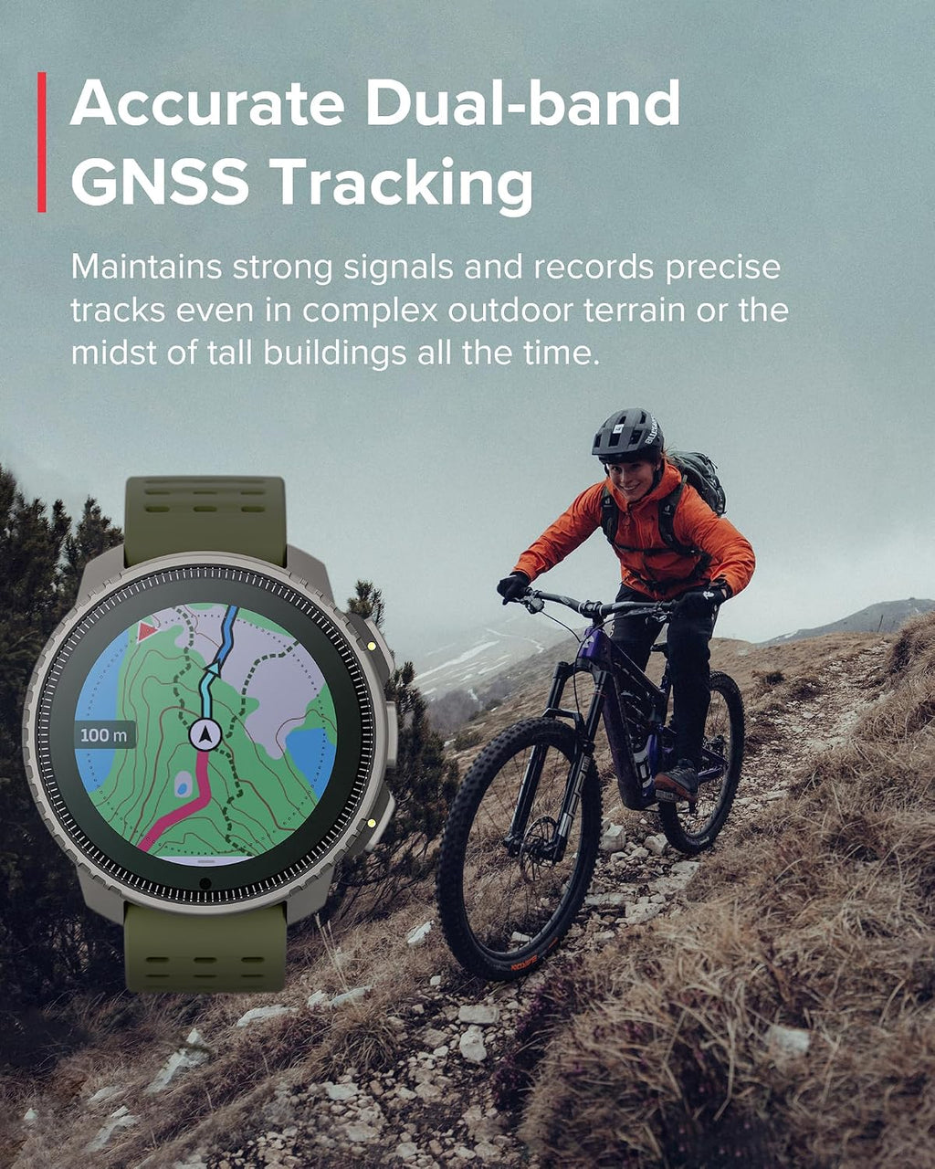 SUUNTO Vertical GPS Adventure Watch, Activity Tracker w/Dual-Band GNSS & Offline Maps, Supports 95+ Sports, Training Metrics & Recovery Insights, Solar Charging Opt. for 1yr Daily Use