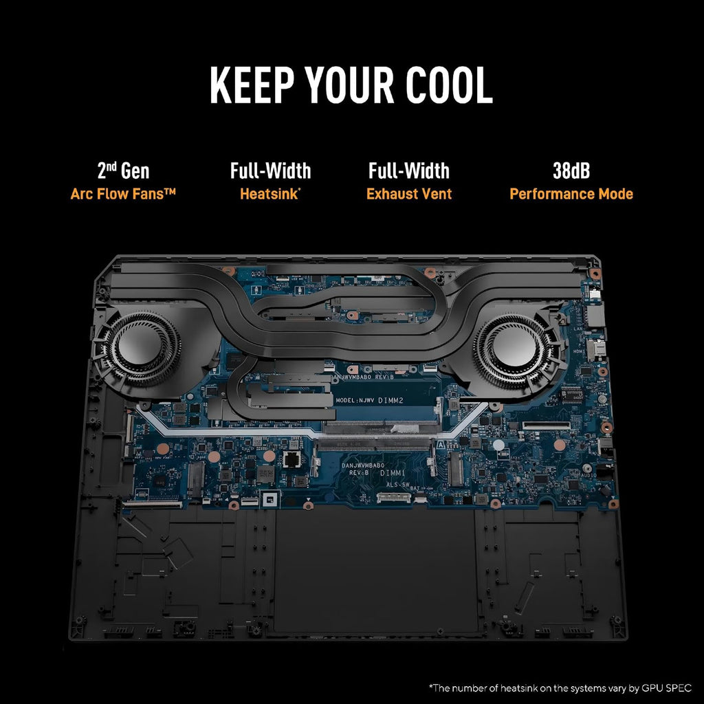 ASUS TUF F16 (2025) Gaming Laptop, 16' FHD+ 165Hz IPS Display, 14th Gen Intel i7-14650HX CPU, RTX 5060 GPU, 32 GB DDR5 RAM, 2 TB SSD, Thunderbolt 4, Wi-Fi 6E, RGB Backlit Keyboard, Windows 11 Pro