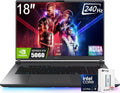 ASUS 2025 ROG Strix 18 Gaming Laptop, 18' ROG Nebula HDR 16:10 2.5K 240Hz/3ms, NVIDIA GeForce RTX 5060, Intel Core Ultra 9 275HX, 32GB DDR5, 1TB PCIe SSD, Wi-Fi 7, Win 11 Home,W/128GB PSD