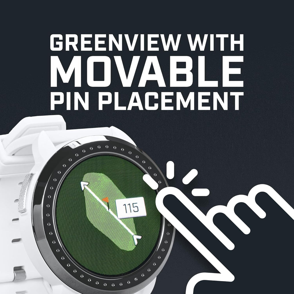 Bushnell Golf iON Elite GPS Watch – Color Touchscreen, Slope‑Adjusted Yardages, 38,000+ Courses, Shot Tracker, USB‑C, Magnetic Charger