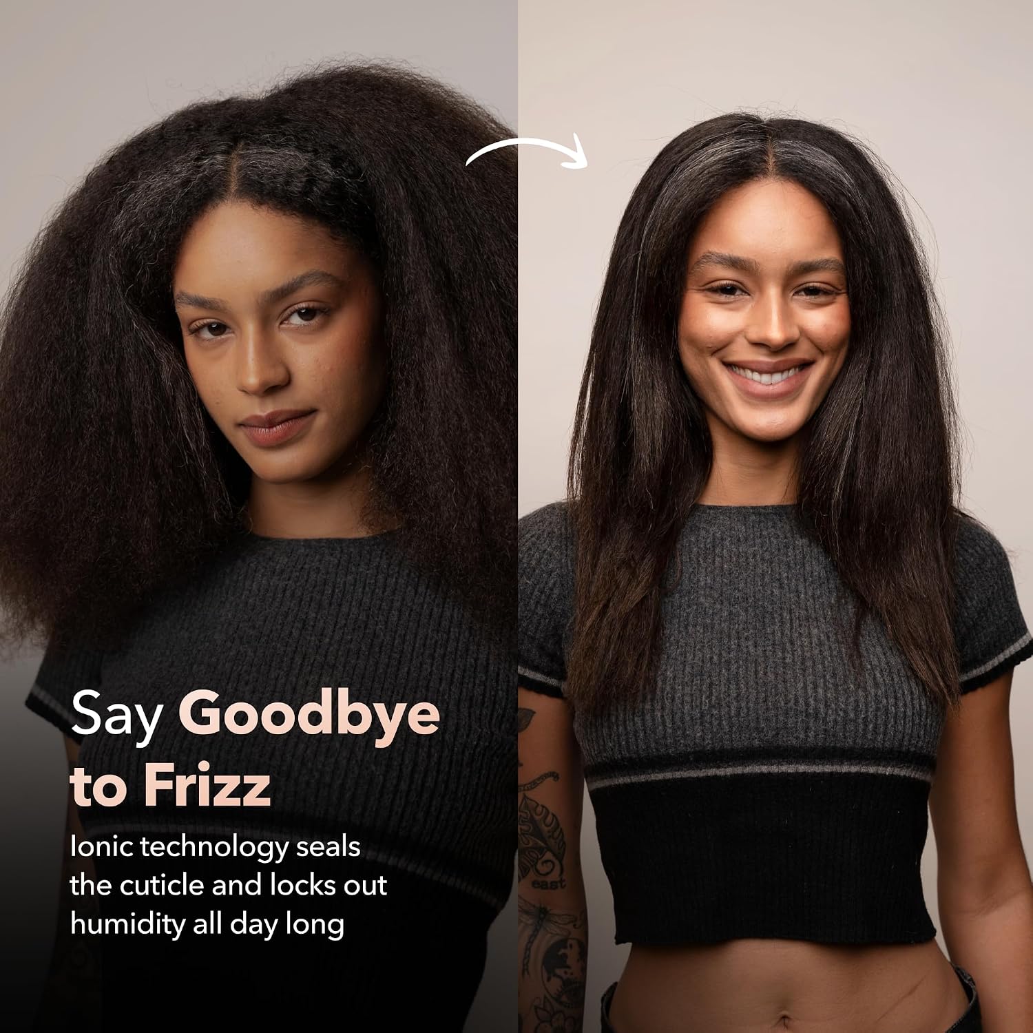 SRILabs StyleQ Flat Iron Hair Straightener — Red Light Therapy, Titanium Plates, Graphene Technology, Negative Ions | 12 Heat Settings | Frizz-Free Results for All Hair Types