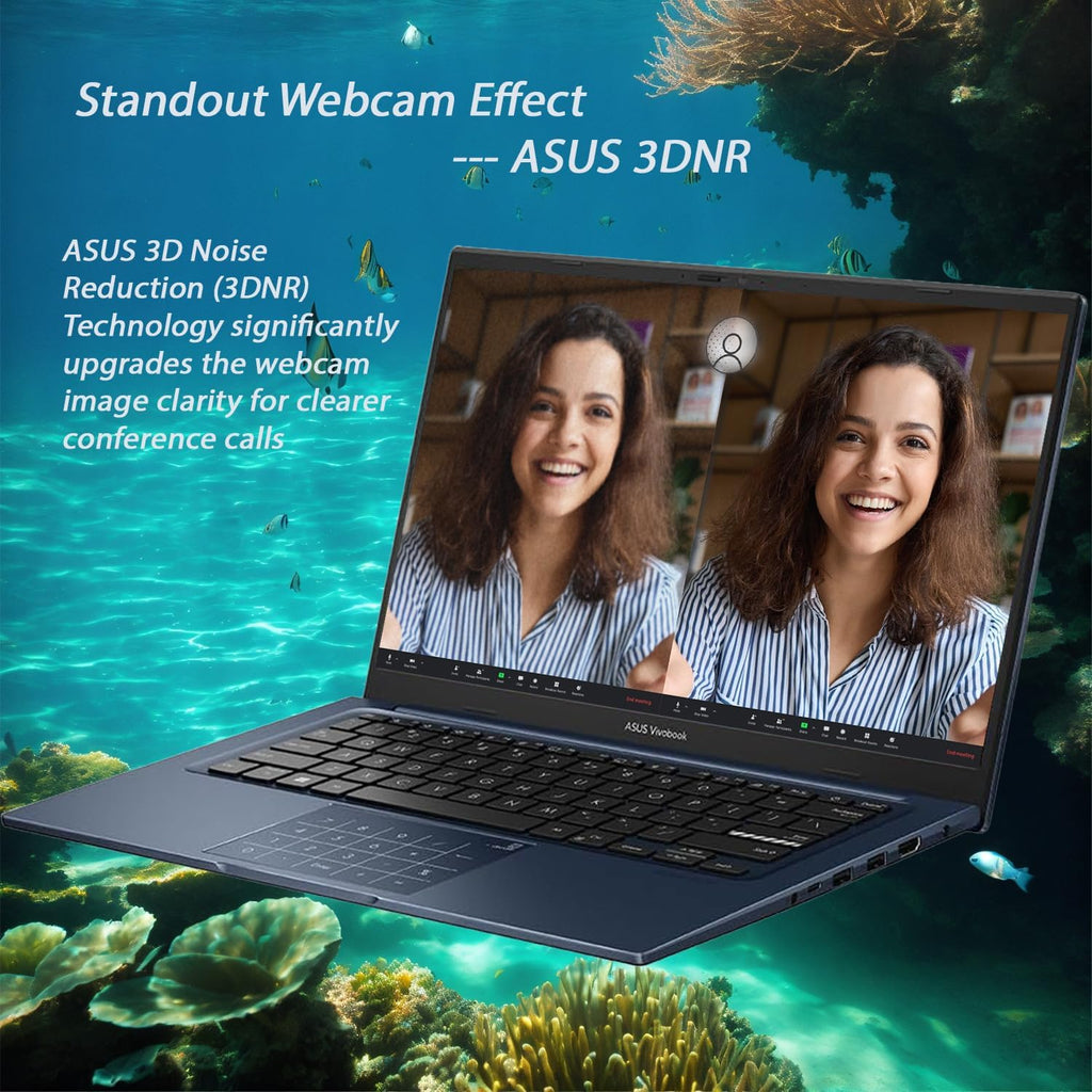 ASUS VivoBook Laptop | Intel 13th Generation 6 Core Processor Up to 4.5GHz (Beat i7-1195G7) | 24GB RAM | 1TB PCIe SSD | 14' FHD Display | Bluetooth | HDMI | Thin & Light | Windows 11
