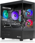 Thermaltake LCGS View i1460T-170 Gaming Desktop (Intel Core™ i5-14400F, ToughRam 32GB DDR5 6000MT/s RGB Memory, NVIDIA GeForce® RTX 5060 Ti 8G, 1TB NVMe M.2, WiFi, Windows 11) V17B-B760-56T-LCS