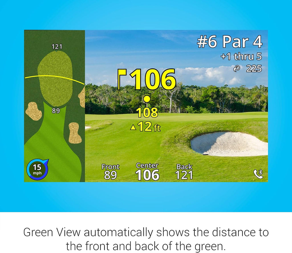 Garmin Approach Z82, Golf GPS Laser Range Finder, Accuracy Within 10' of The Flag, 2-D Course Overlays