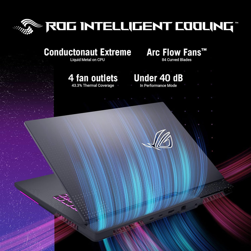 ASUS ROG Strix G17 (2023) Gaming Laptop, 17.3â€ QHD 240Hz, GeForce RTX 4060, AMD Ryzen 9 7945HX, 16GB DDR5, 1TB PCIe SSD, Wi-Fi 6E, Windows 11, G713PV-DS94, Eclipse Gray