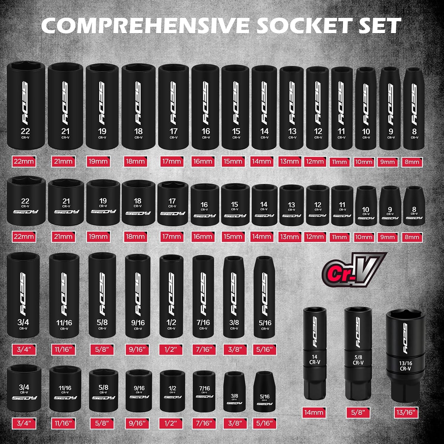 Premium 132-Piece Mechanics Tool Set, SAE/Metric 1/4' & 3/8' Drive Socket Set, Ratcheting Wrenches, Extensions & Adapters, Quick-Release Ratchet, Professional Auto Repair Tool Kit with Storage Case