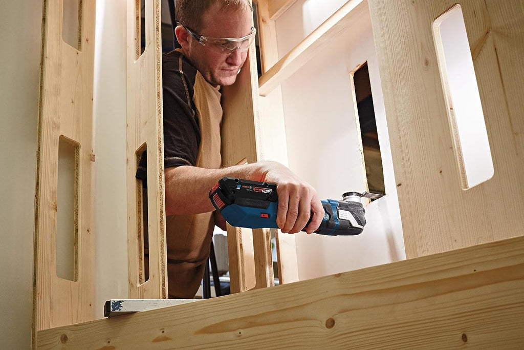 BOSCH GXL18V-270B22 18V Brushless 2 Tool Combo Kit with 5-in-1 Flexiclick Cordless Drill Driver and StarlockPlus Oscillating Multi Tool (Tool Set Includes: CORE18V Battery, Charger & Attachments)