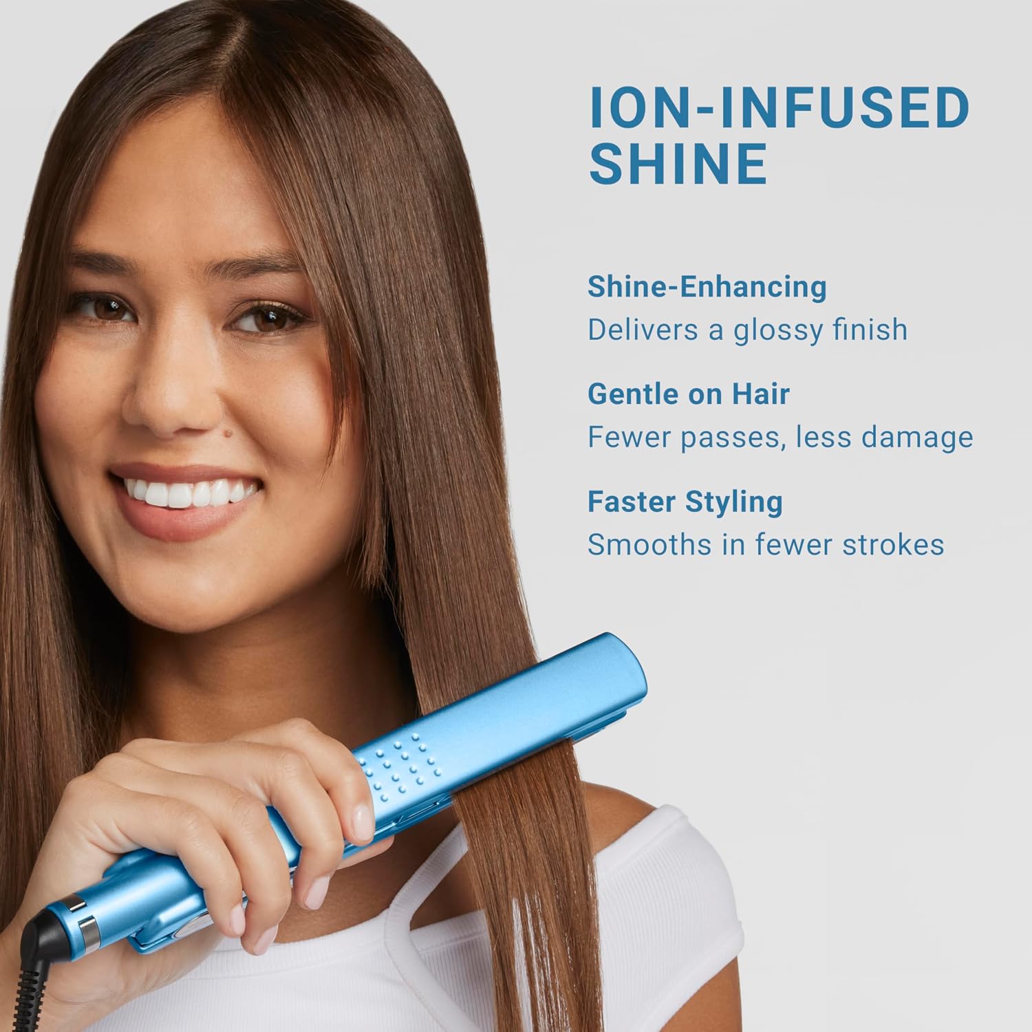BaBylissPRO 1 1/4' Digital Ionic Flat Iron, Hair Straightener, Shorter Plates