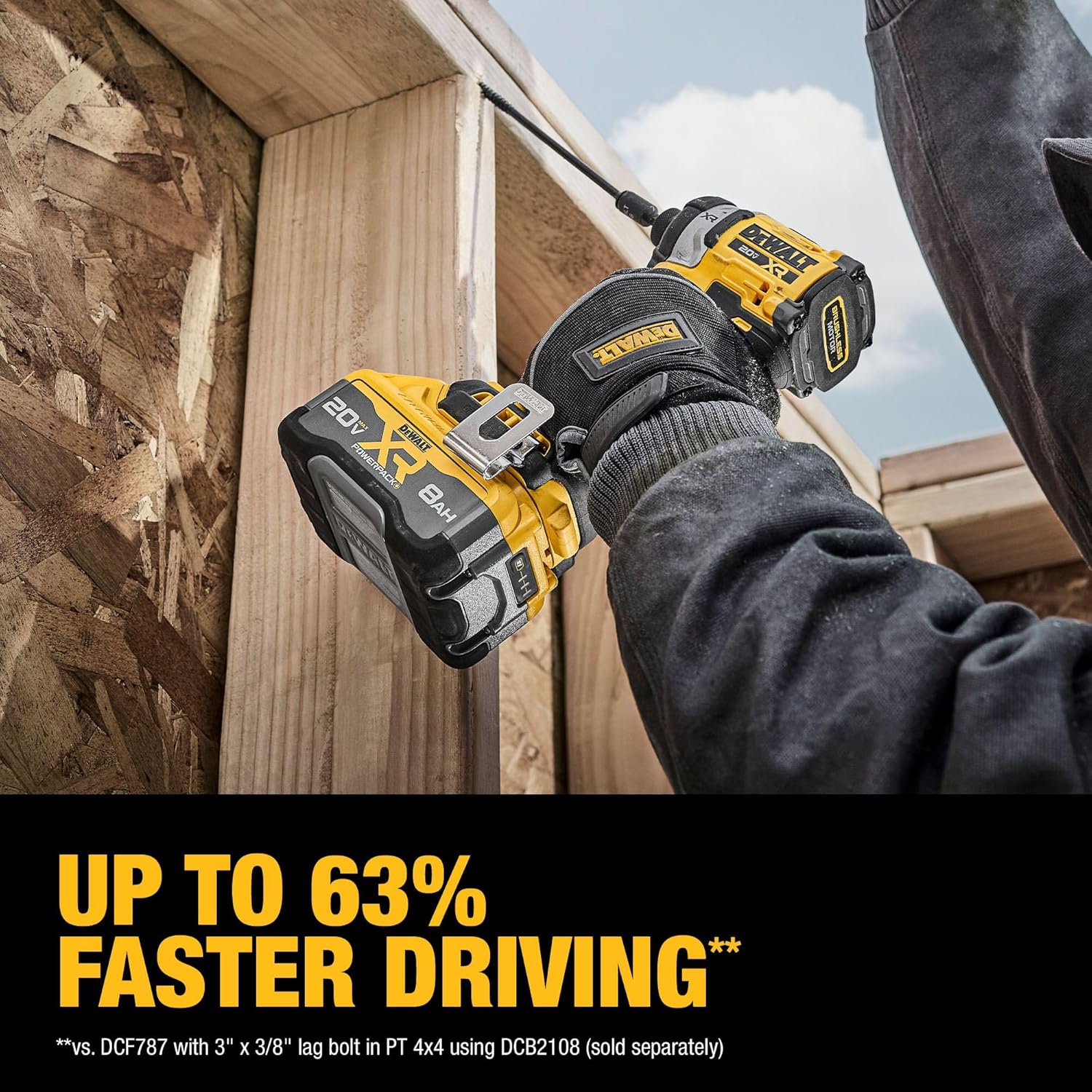 DEWALT 20V MAX XR Brushless Hammer Drill 1/2 In. and High Torque 1/4 Impact Driver Combo with 2 x 4 Ah Batteries and 4 Amp Charger (DCK2112QQ2)