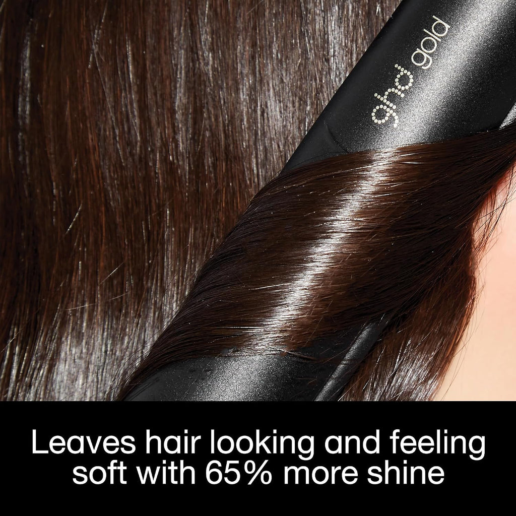 ghd Gold ― 1' Flat Iron Hair Straightener | Professional Ceramic Hair Straightening Styling Tool for Stronger Hair & More Color Protection
