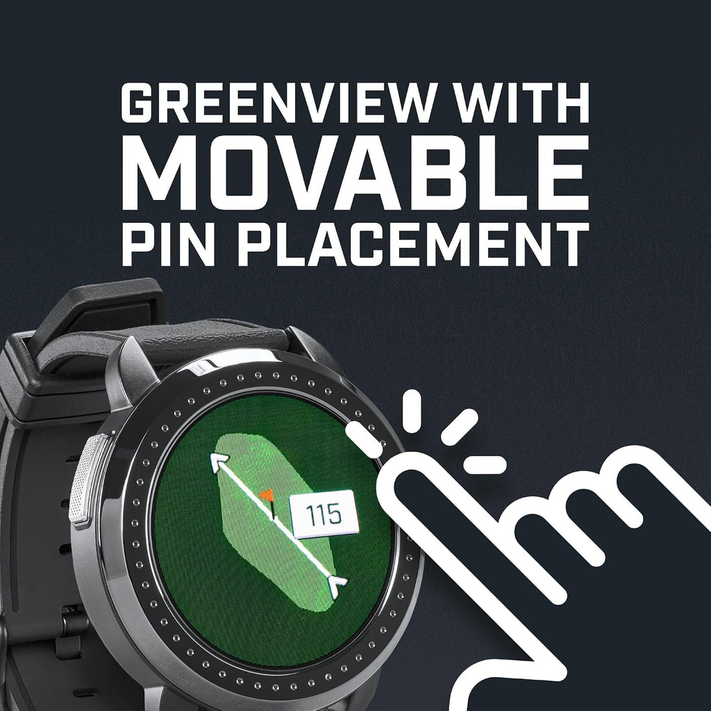 Bushnell Golf iON Elite GPS Watch – Color Touchscreen, Slope‑Adjusted Yardages, 38,000+ Courses, Shot Tracker, USB‑C, Magnetic Charger