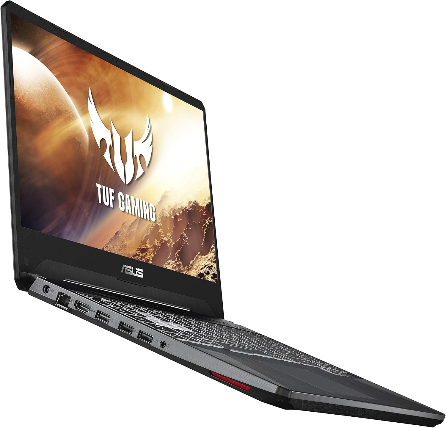 ASUS TUF Gaming Laptop, 15.6' 144Hz Full HD IPS-Type, AMD Ryzen 7 3750H, GeForce GTX 1650, 8GB DDR4, 512GB PCIe SSD, Gigabit Wi-Fi 5, Windows 10 Home, FX505DT-ES73