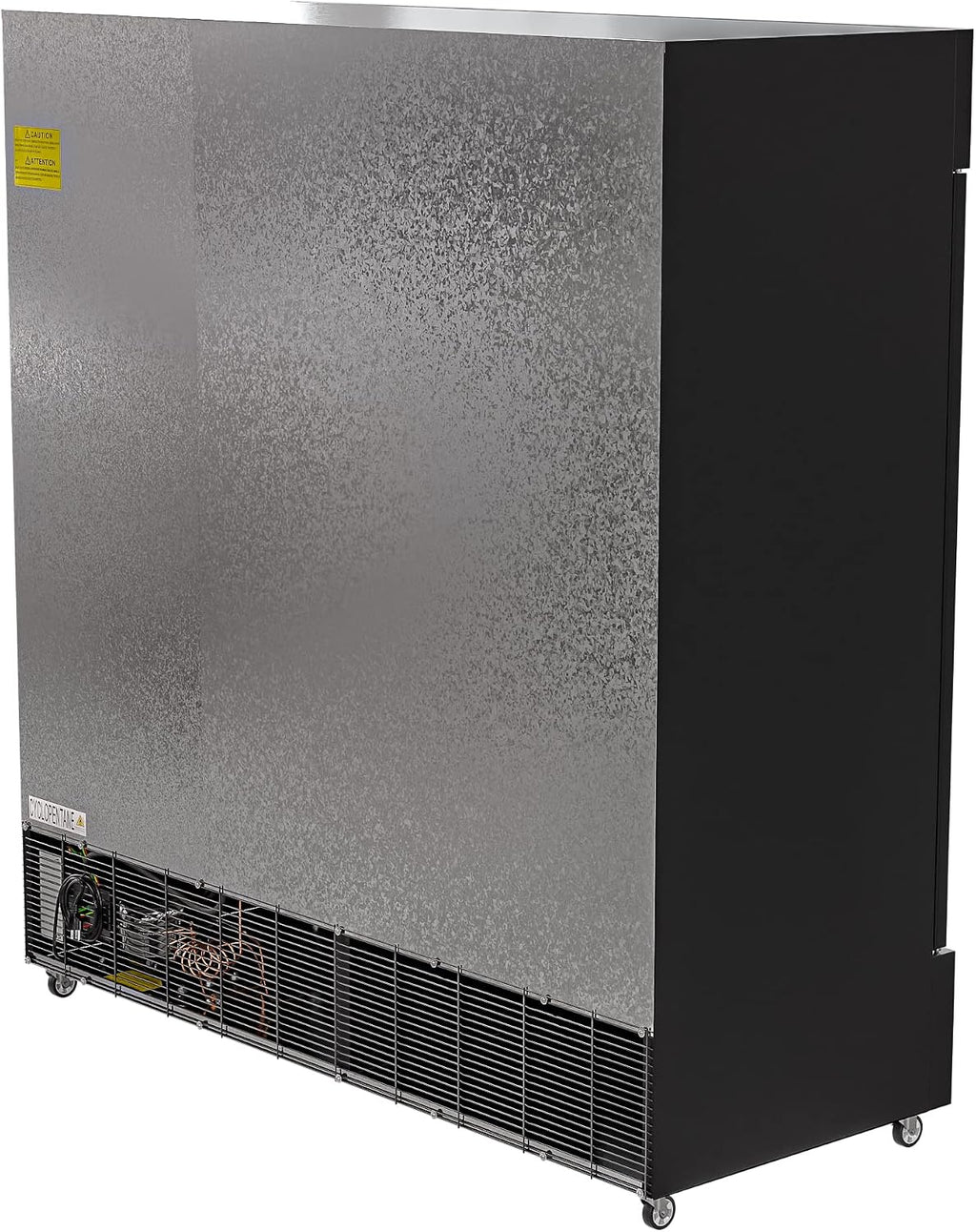 KoolMore MDR-3GD-63C 3 Glass Commercial Display Refrigerator Upright Beverage Cooler Merchandiser-56, 56 Cu. Ft. Space Saver Triple Swing Door, Black