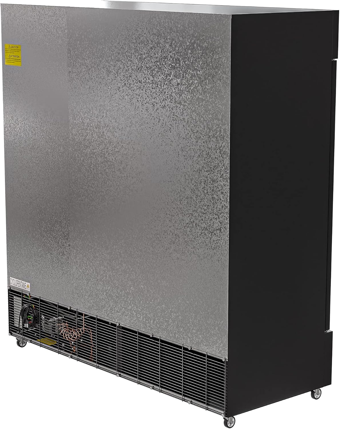 KoolMore MDR-3GD-63C 3 Glass Commercial Display Refrigerator Upright Beverage Cooler Merchandiser-56, 56 Cu. Ft. Space Saver Triple Swing Door, Black