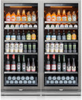 Ca'Lefort Beverage-Refrigerator 48 Inch, Tall Beverage Fridge Cellars Large Bar Drink Cabinet Built-in or Freestanding with Glass Door, Beer Cooler for Bottles and Cans Beer/Soda/Water/Wine