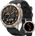 KOSPET Tank T3 Ultra 2 Smart Watch GPS for Men, 5ATM Waterproof, Pressure&Altitude&Compass, Extra-Large Battery, Full Metal Body Rugged Military Smartwatch Bluetooth Calling-1.43' AMOLED Display