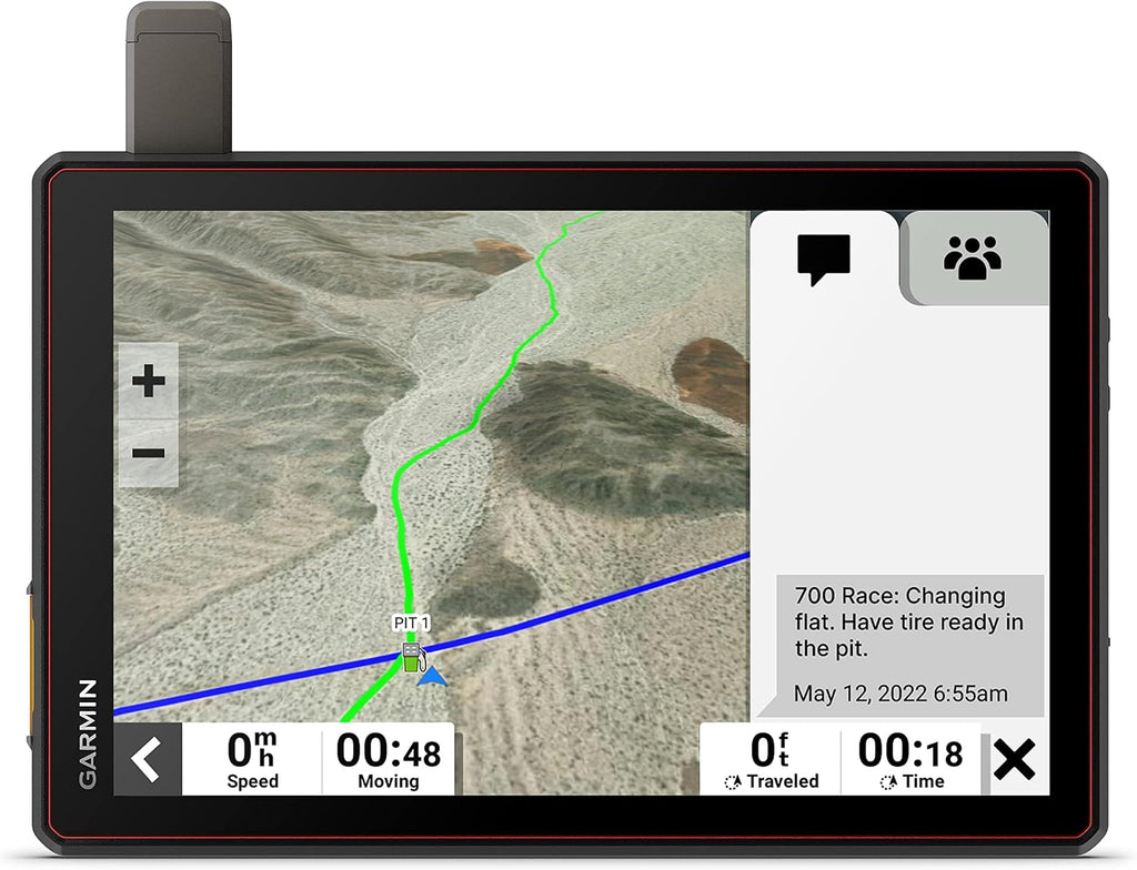 Garmin Tread XL - Baja Chase Edition, Rugged, ultrabright 10' Off-Road Chase Navigator, Portable GPS for Baja Support Trucks, Team Tracking with Built-in inReach Satellite Communication