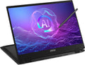 MSI Summit A16 AI+ (2024) 16' QHD+ 165Hz 2-in-1 Touchscreen Laptop: AMD Ryzen AI 9-365, Radeon Graphics, 32GB LPDDR5x, 1TB NVMe SSD, 360 Flip, Pen, Win 11 Pro: Ink Black A3HMTG-014US