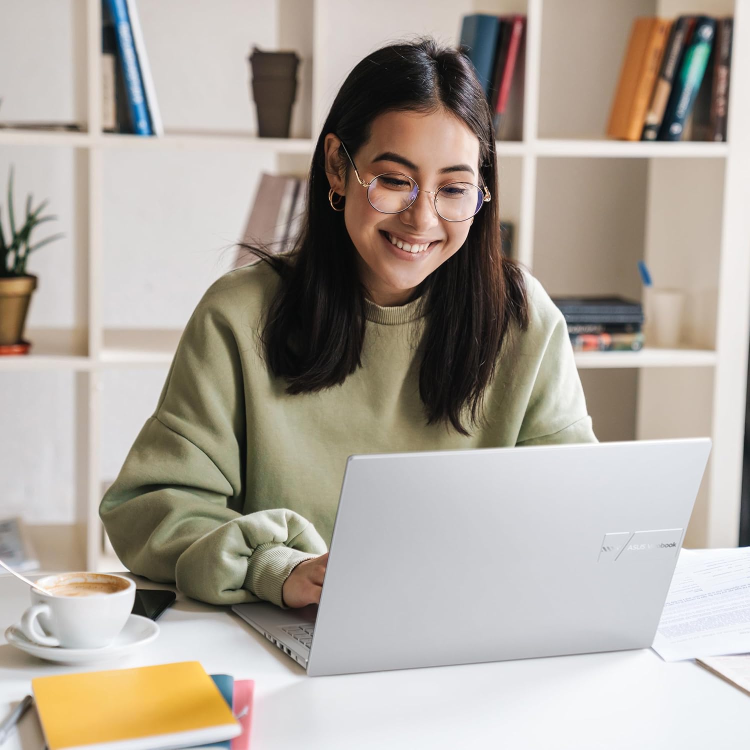ASUS Vivobook 16 Laptop, 16' WUXGA 60Hz Display, Intel Core i5-13420H, Intel Iris Xᵉ Graphics, 16GB Memory, 512GB Storage, Windows 11, Cool Silver, F1605VA-ES56