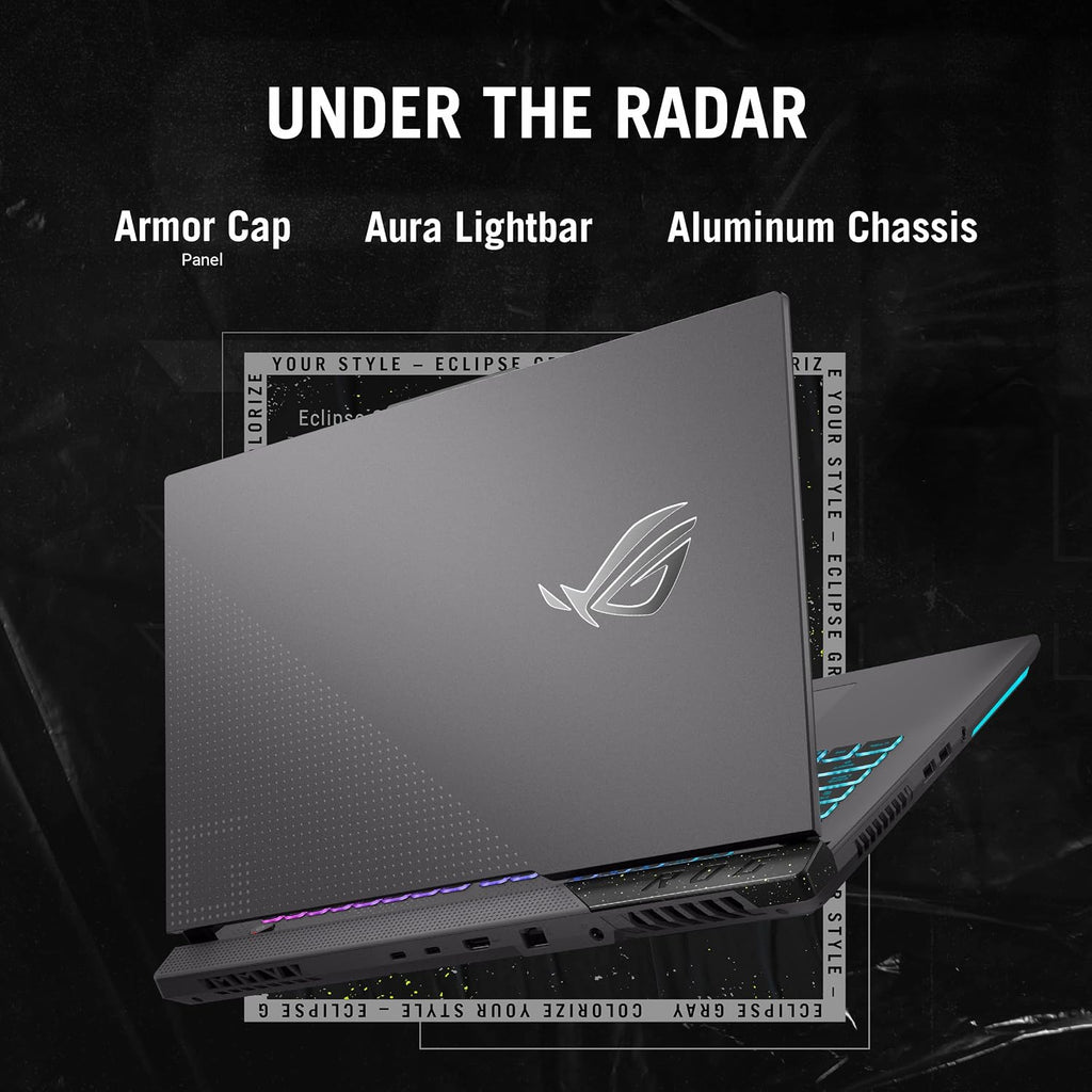 ASUS ROG Strix G17 (2023) Gaming Laptop, 17.3â€ QHD 240Hz, GeForce RTX 4060, AMD Ryzen 9 7945HX, 16GB DDR5, 1TB PCIe SSD, Wi-Fi 6E, Windows 11, G713PV-DS94, Eclipse Gray