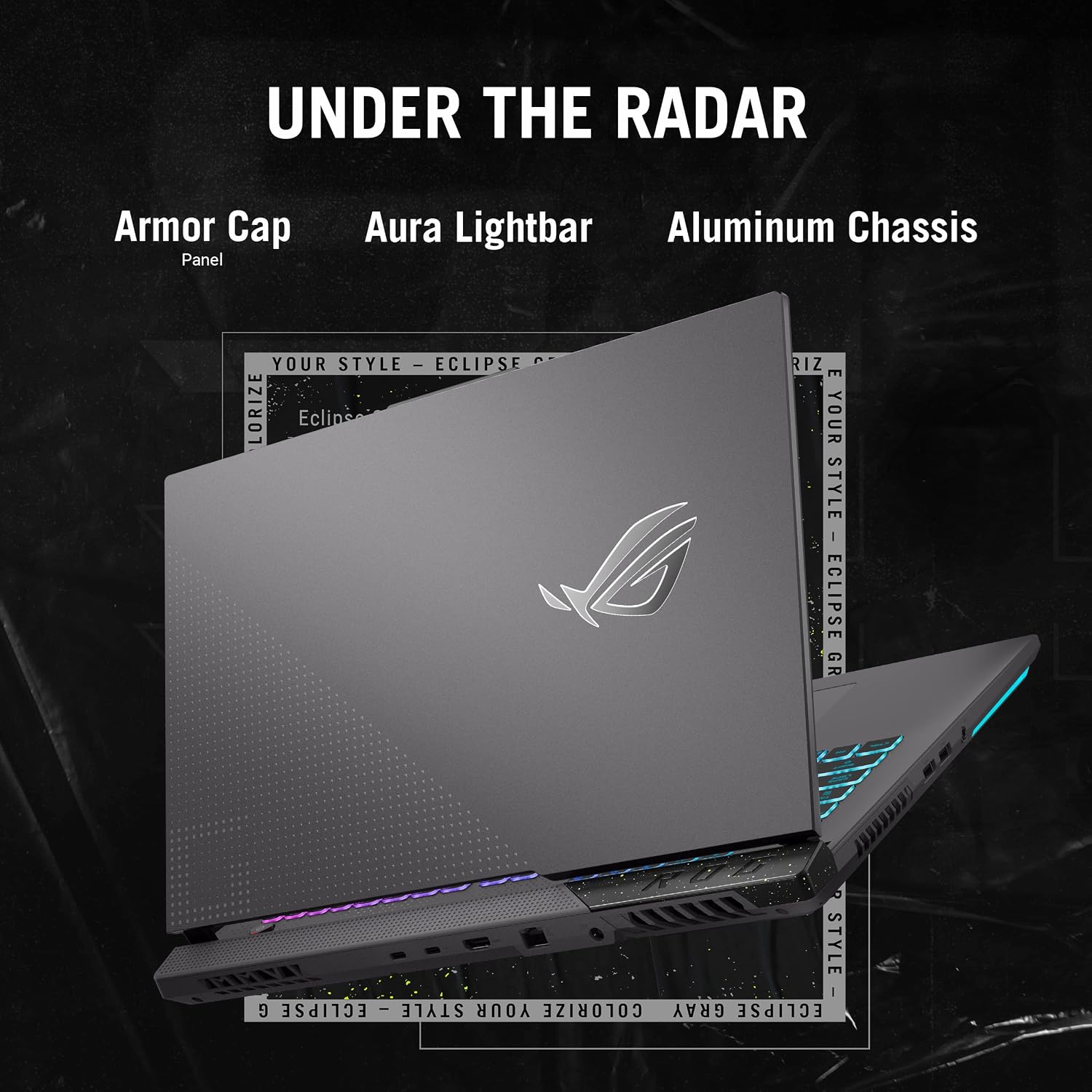 ASUS ROG Strix G17 (2023) Gaming Laptop, 17.3â€ QHD 240Hz, GeForce RTX 4060, AMD Ryzen 9 7945HX, 16GB DDR5, 1TB PCIe SSD, Wi-Fi 6E, Windows 11, G713PV-DS94, Eclipse Gray