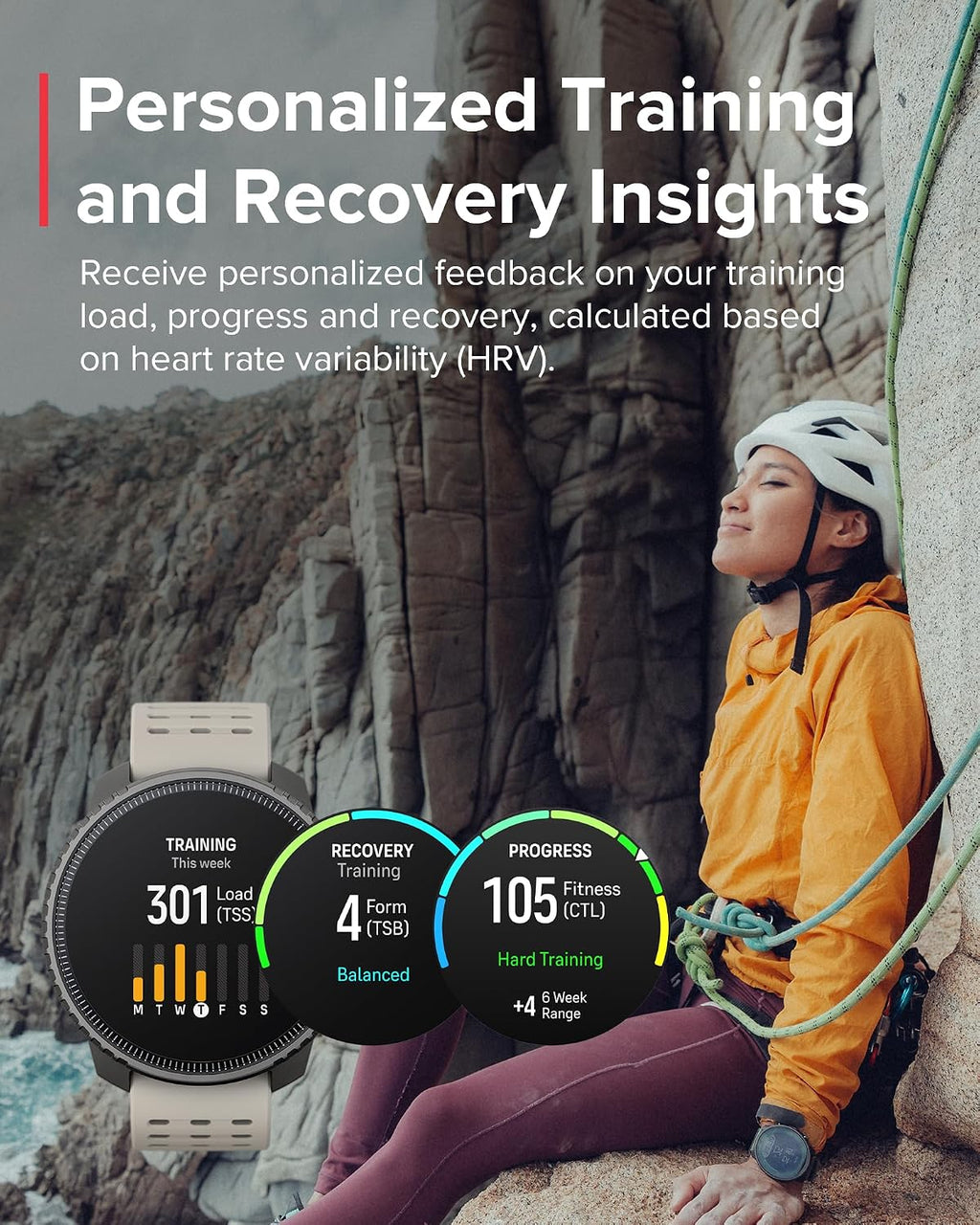 SUUNTO Vertical GPS Adventure Watch, Activity Tracker w/Dual-Band GNSS & Offline Maps, Supports 95+ Sports, Training Metrics & Recovery Insights, Solar Charging Opt. for 1yr Daily Use