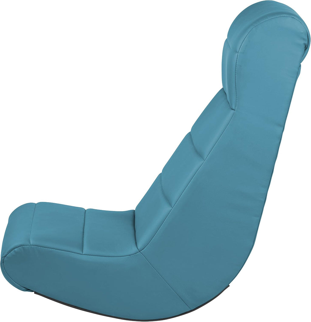 FDP Horizontal Floor Rocker, Lightweight Video Rocker for Kids and Teens, Ergonomic Chair for Reading, Gaming, Watching TV - Teal, 10489-TL