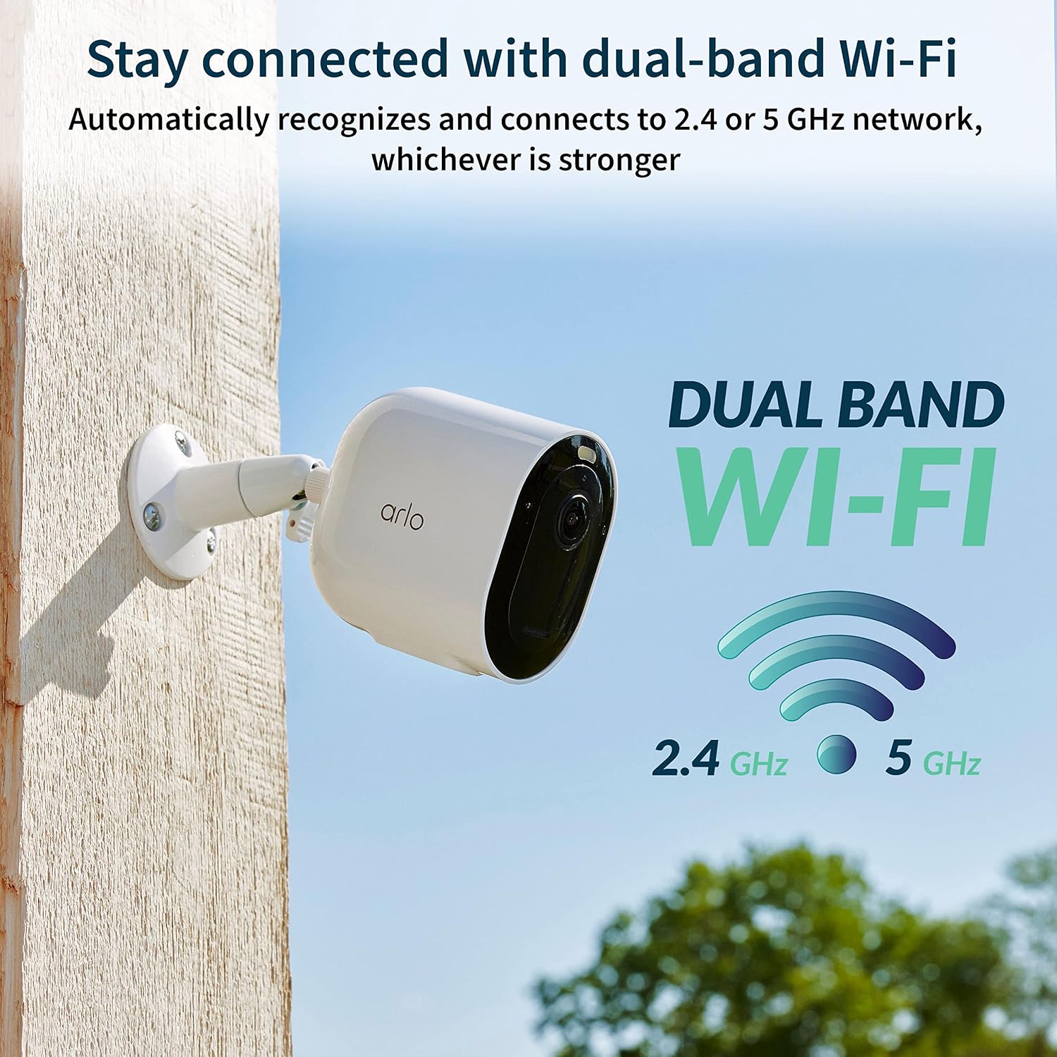 Arlo Pro 5S Spotlight Security Camera 2K HDR 5 Camera Bundle | Outdoor | Wireless with Spotlight | Dual-Band Wi-Fi | 12X Zoom, 2-Way Audio, Color Night Vision, Live Stream | White
