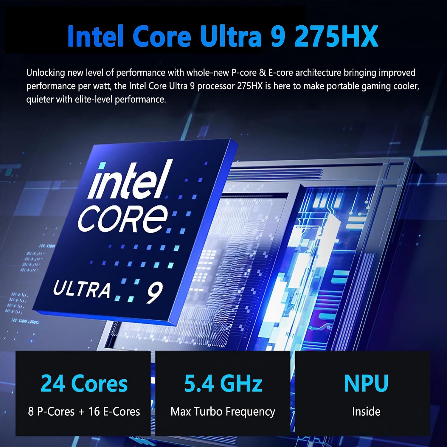 msi Crosshair 18 HX AI Gaming Laptop | 18' QHD+ IPS 240Hz | Intel Core Ultra 9 275HX | 32GB DDR5 1TB SSD | GeForce RTX 5070 (Up to 798 AI Tops) | RGB Backlit Thunderbolt 4 Win11 Pro w/DLCA Accessory