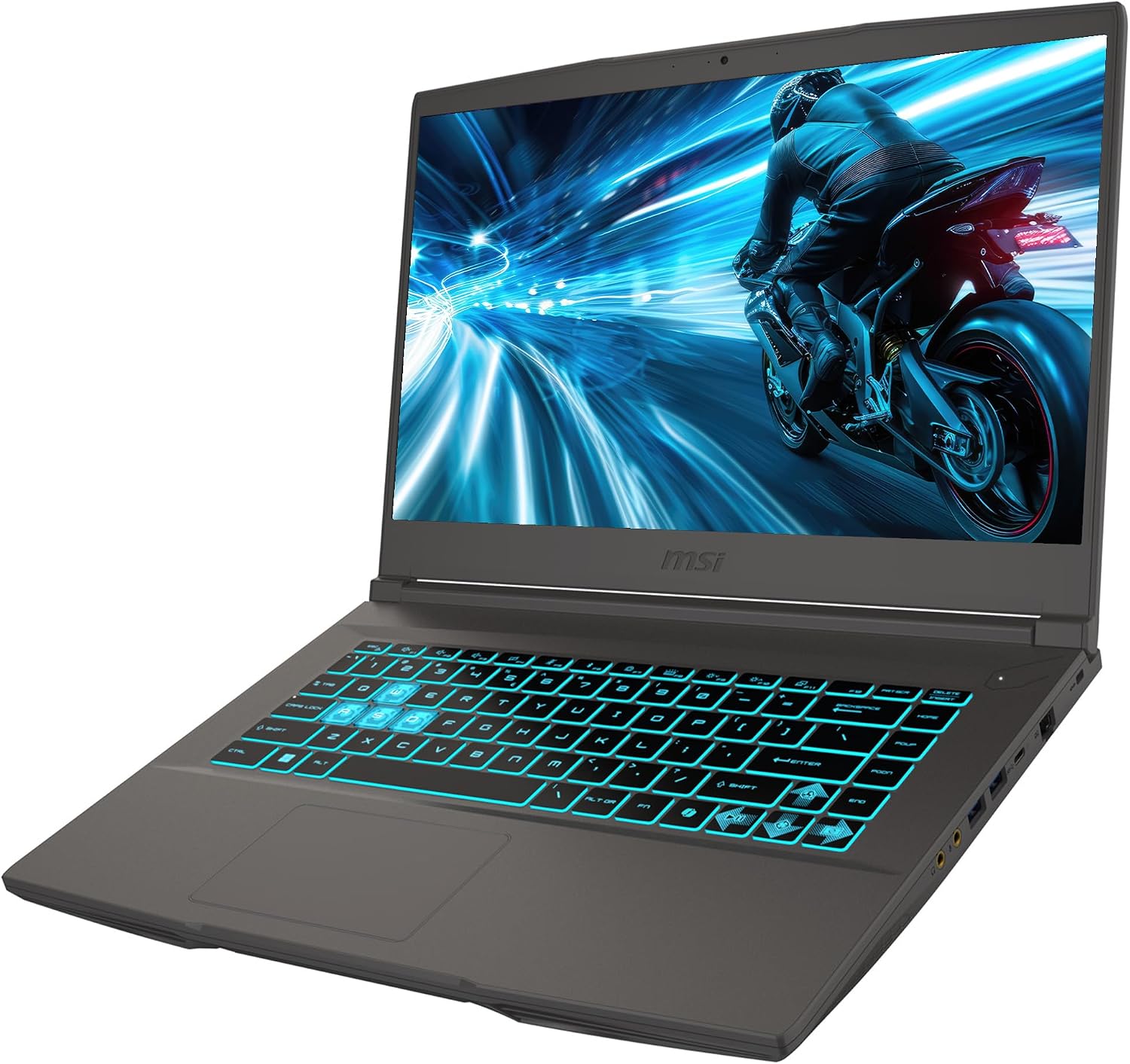 msi Thin A15 Thin Gaming Laptop, AMD Ryzen 7-7735HS, 64 GB DDR5 RAM, 1 TB PCIe SSD, 15.6' Full HD (1920x1080) Display, Nvidia G-Force RTX 4050, Backlit Keyboard, W11 Pro, Cosmos Gray