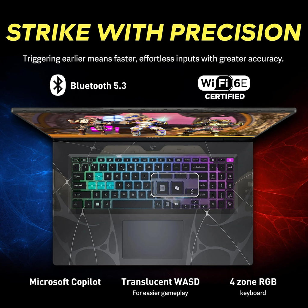 msi Cyborg 15.6' 144Hz FHD IPS Gaming Laptop, Intel Core 7-240H, 64GB RAM, 3TB Storage (2TB SSD+1TB Docking Station Set), GeForce RTX 5060, Backlit Keyboard, HD Webcam, Wi-Fi 6E, Win 11 Pro, Black