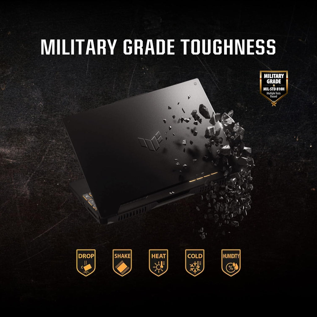 ASUS TUF Gaming A17 (2022) Gaming Laptop, 17.3' 144Hz FHD IPS-Type Display, AMD Ryzen 7 6800H CPU, GeForce RTX 3060 GPU, 16GB DDR5, 512GB PCIe SSD, Wi-Fi 6, Windows 11 Home, Mecha Gray, FA707RM-ES73