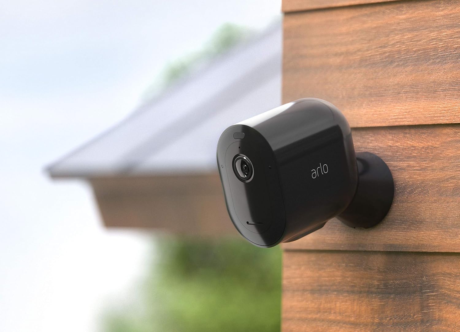 Arlo Pro3 Smart Home Security Cameras, Alarm, Rechargeable, Colour Night Vision, Indoor/Outdoor, 2K QHD, 2-Way Audio, Spotlight, Add On Camera - SmartHub Needed, VMC4040B - Black Edition