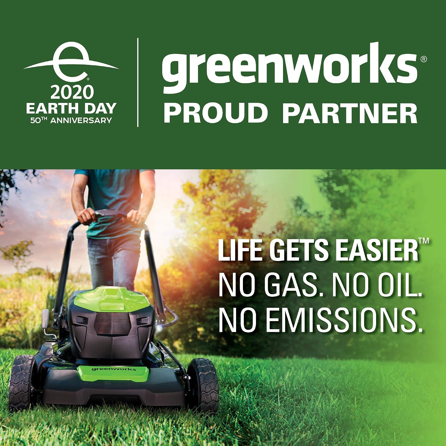 Greenworks 80V Brushless Cordless Yard Tool Combo Kit with 2.0Ah Battery & Rapid Charger – 16' Dual-Line String Trimmer and 500 CFM / 125 MPH Leaf Blower, Variable Speed, 4-Year Warranty