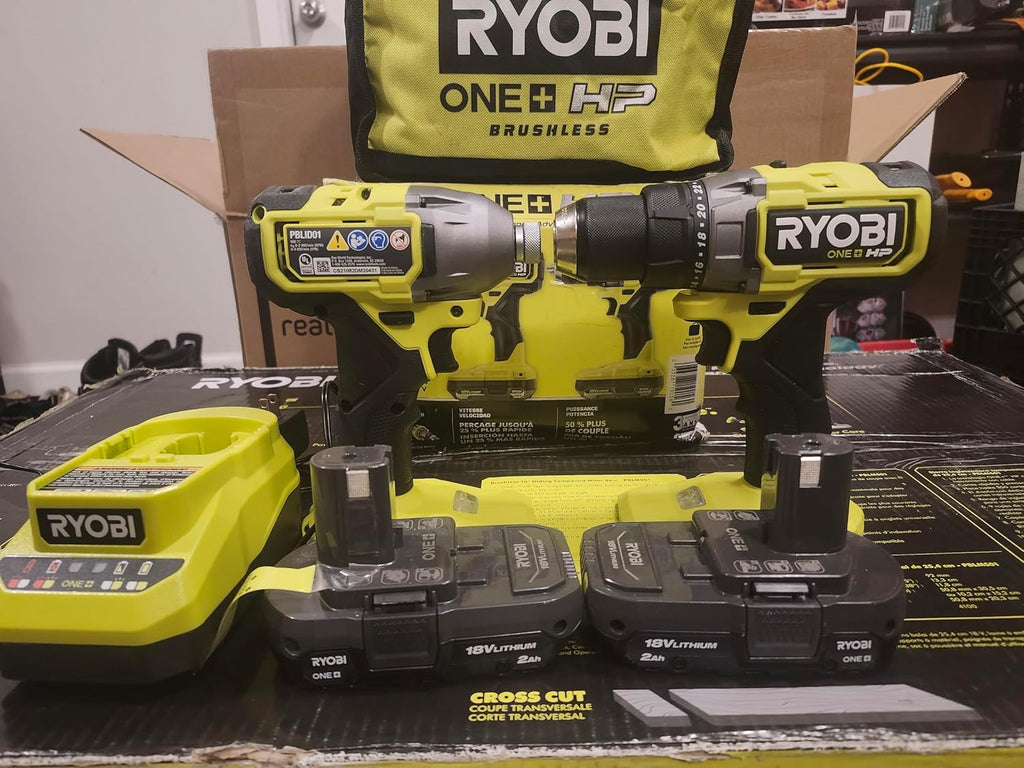 ONEAND HP 18V BRUSHLESS Cordless 1/2 in. Drill/Driver and Impact Driver KIT W/2 2.0 AH BA