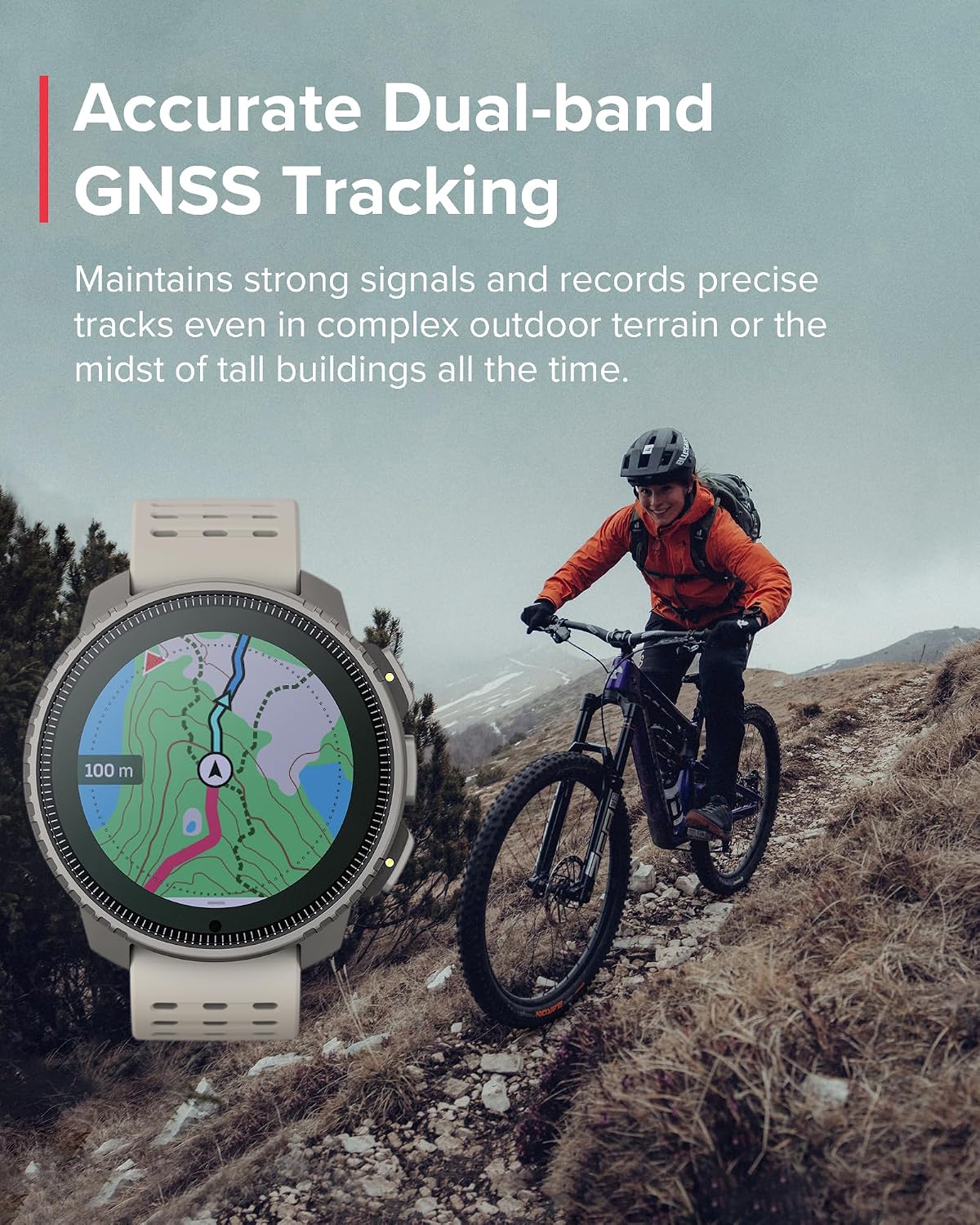 SUUNTO Vertical GPS Adventure Watch, Activity Tracker w/Dual-Band GNSS & Offline Maps, Supports 95+ Sports, Training Metrics & Recovery Insights, Solar Charging Opt. for 1yr Daily Use
