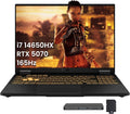 ASUS TUF F16 16' WUXGA 165Hz Gaming Laptop, Intel i7-14650HX, NVIDIA GeForce RTX 5070 8GB, 16GB DDR5, 1TB SSD, RGB Backlit Keyboard, 1080p IR Camera, Wi-Fi 6E, Win 11, Gray, 1TB Docking Station Set