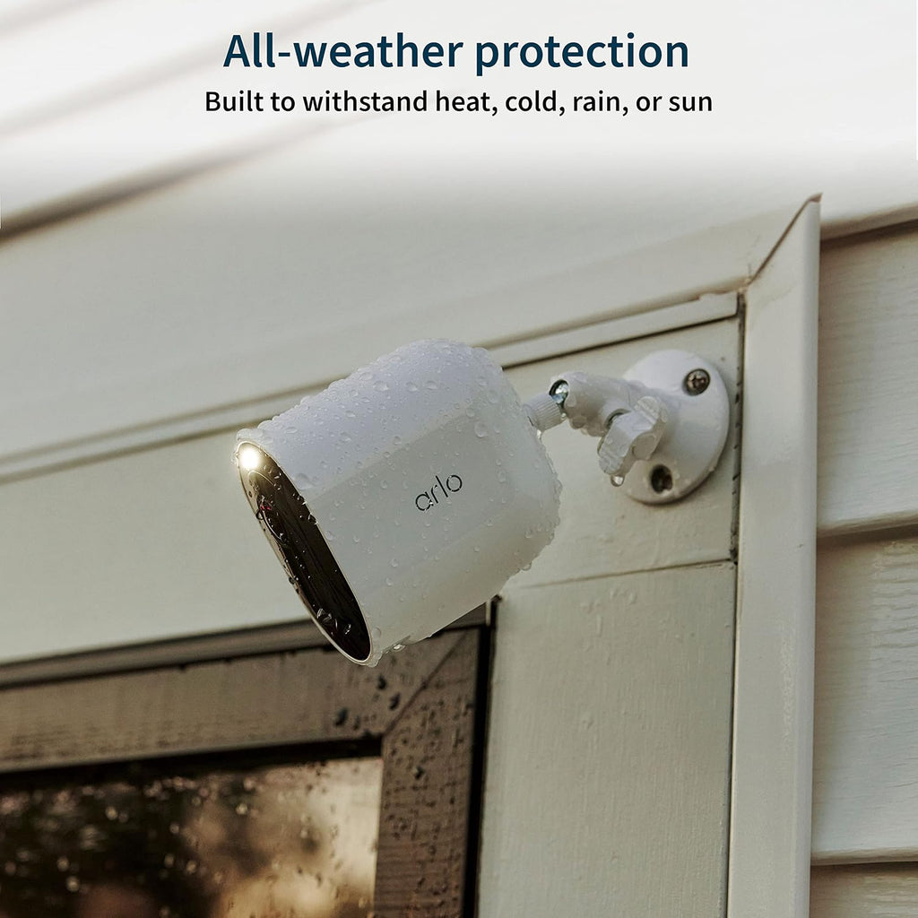 Arlo Pro 5S Spotlight Security Camera 2K HDR 5 Camera Bundle | Outdoor | Wireless with Spotlight | Dual-Band Wi-Fi | 12X Zoom, 2-Way Audio, Color Night Vision, Live Stream | White
