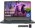 msi Thin 15 15.6' FHD 144Hz Gaming Laptop, Intel i5-13420H, 16GB RAM, 512GB PCIe SSD, NVIDIA GeForce RTX 4060, Backlit Keyboard, Wi-Fi 6E, Windows 11, Gray, 256GB Docking Station Set