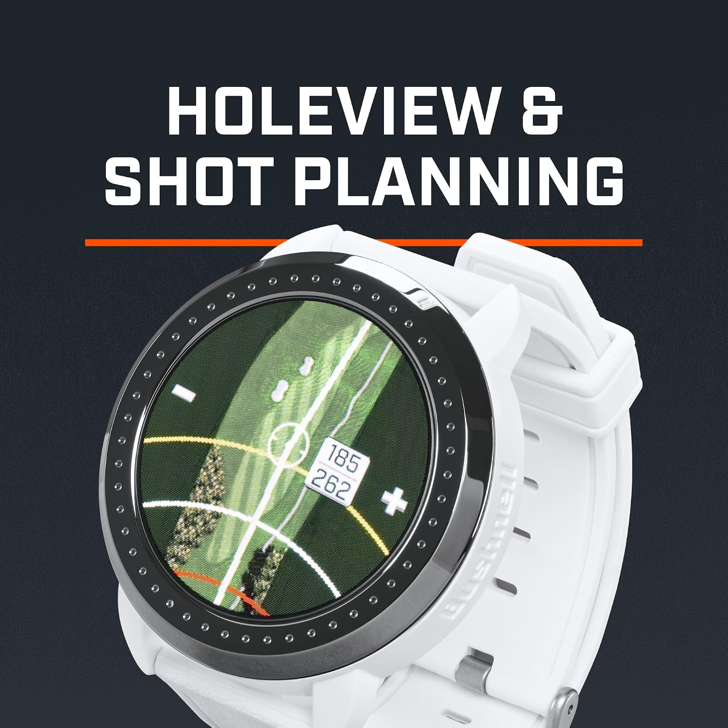 Bushnell Golf iON Elite GPS Watch – Color Touchscreen, Slope‑Adjusted Yardages, 38,000+ Courses, Shot Tracker, USB‑C, Magnetic Charger