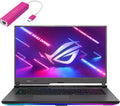 ASUS ROG Strix G17 RTX 3070 8GB 17.3' 300Hz FHD Gaming Laptop Computer, 8-Core AMD Ryzen 9 5900HX (Beat i9-11980HK), 64GB DDR4 RAM, 2TB PCIe SSD, WiFi 6, RGB Backlit KB, Windows 10, iPuzzle Type-C HUB