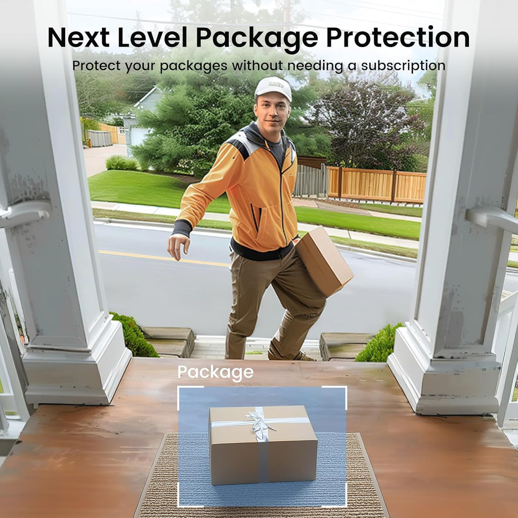 aosu Solar Security Cameras Wireless Outdoor/Indoor, Doorbell Camera for Home Safety