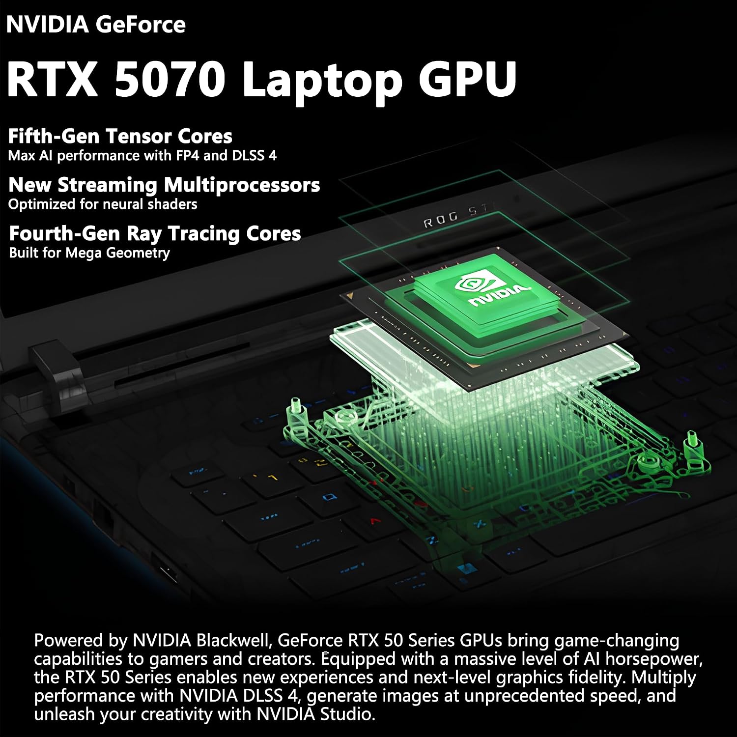 ASUS ROG Strix G18 G815 Gaming AI Laptop | 18' 2.5k IPS 240Hz (100% DCI-P3, 500nits) | Intel Core Ultra 9 275HX | 32GB DDR5 2TB SSD | GeForce RTX 5070 | RGB Backlit Wi-Fi 7 Win11 Pro w/DLCA Accessory