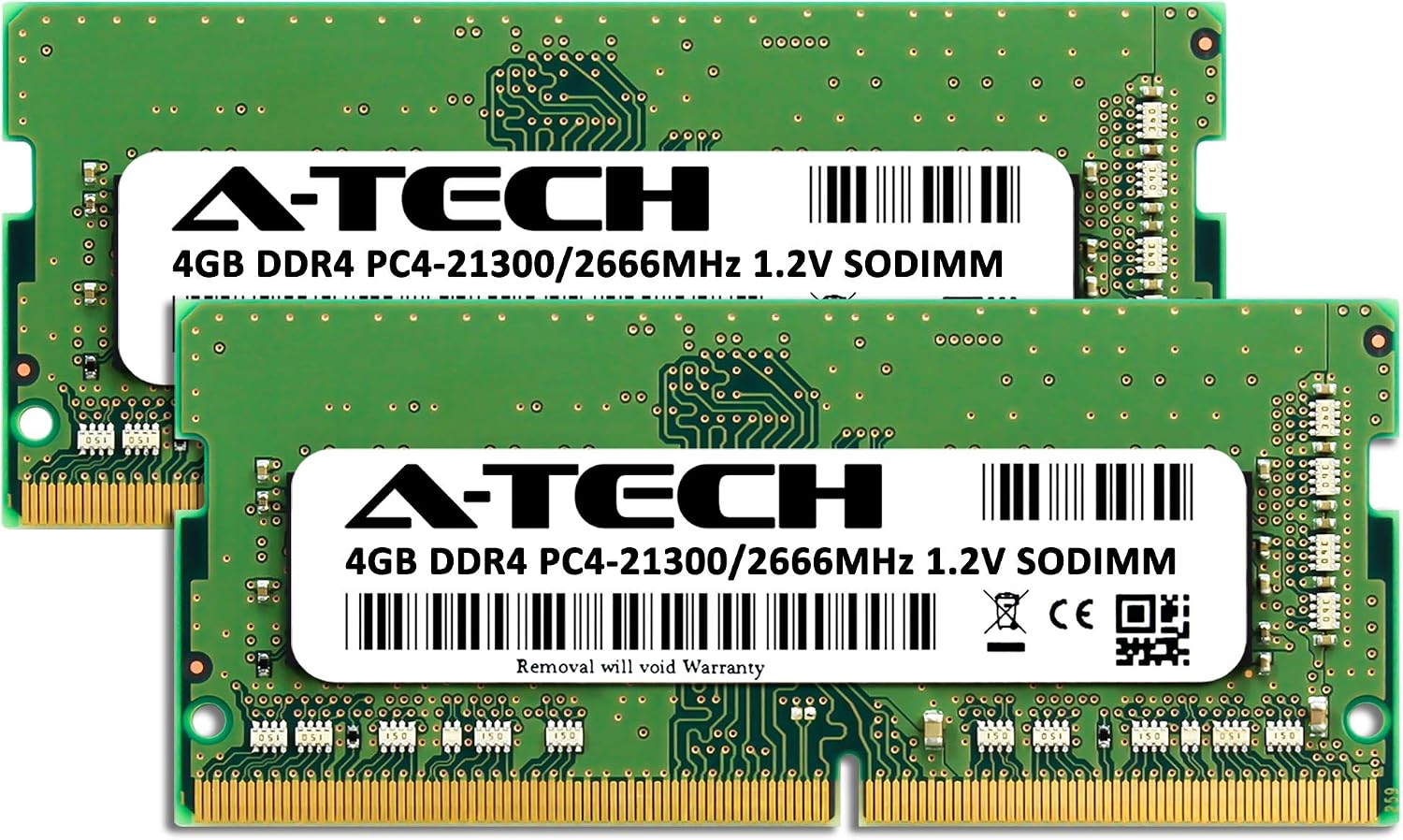 A-Tech 8GB Kit (2x4GB) RAM for MSI GF63 Thin Laptop | DDR4 2666MHz PC4-21300 SODIMM 1.2V 260-Pin Non-ECC SO-DIMM Memory Upgrade