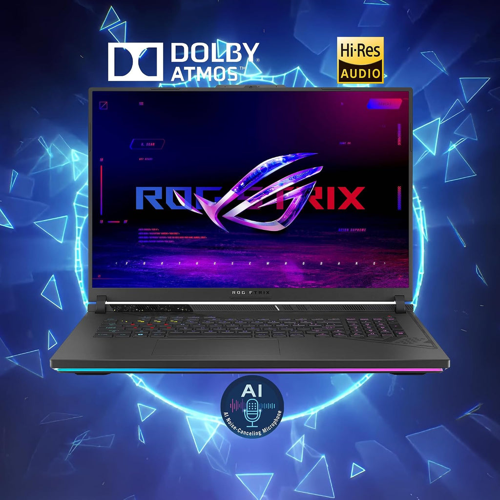 ASUS ROG Strix G18 G814 Gaming Laptop | 18' 2560x1600 240Hz 100% DCI-P3 | AMD 16-core Ryzen 9 9955HX (>i9-14900HX) | 32GB DDR5 1TB SSD | GeForce RTX 5070 | RGB Backlit Wi-Fi6E Win11 w/DLCA Accessory